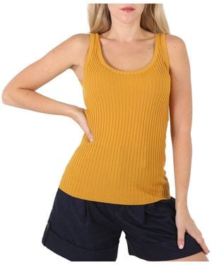Chloé Ladies Sunlight Fitted Tank Top - Orange