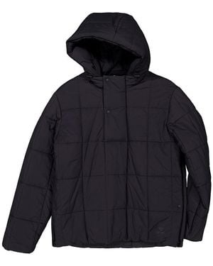 Burberry Quilted Nylon Half Zip Jacket - Black