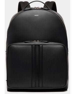 Bally Mythos Bovine Leather Backpack - Black