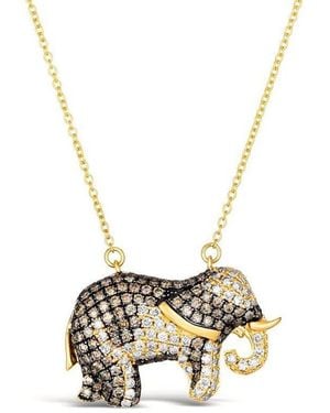 Le Vian Ladies Elephant Necklaces Set - Metallic