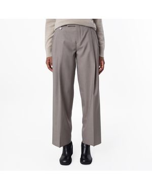 Burberry Tailored Wool Pants, Brand Size 6 Us - Gray