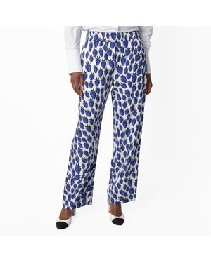 Burberry Strawberry Printed Pants, Brand Size 6 Us - Blue