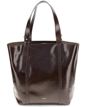 Golden Goose Leather Tote Bag - Brown