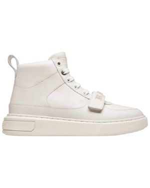 Bally Lift Merryk Leather Trainers, Brand Size 38 Us - White