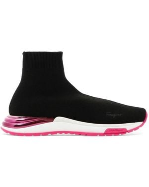 Ferragamo Ninette Sock Trainers - Black