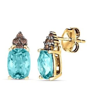 Le Vian Ladies Sea Aquamarine Earrings Set - Blue