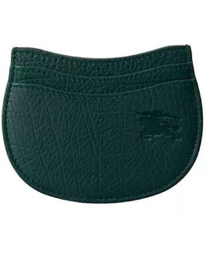 Burberry Rocking Horse Leather Card Wallet - Green