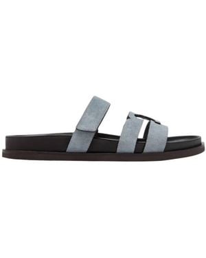 Tory Burch Ines Sport Slides - Blue