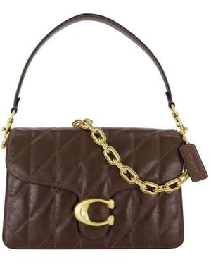 COACH Quilted Cowhide Shoulder Bag - Brown