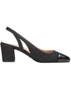 Stuart Weitzman 50 Sleek Slingback Court Shoes - Black