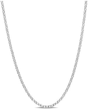 Amour Rolo Chain Necklace - Metallic