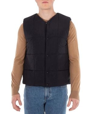 Burberry Knight Motif Quilted Vest - Black
