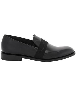J.M. Weston Ladies Noir Tuxedo Loafers, Brand Size 5 - Black