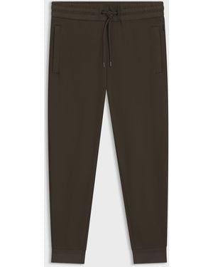 BOSS Stretch-Cotton Tracksuit Bottoms With Cuffed Hems - Multicolour