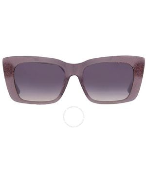 Guess Smoke Gradient Cat Eye Sunglasses Gu7890 20b 55 - Purple