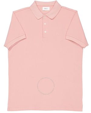 Bally Organic Cotton Pique Polo Shirt - Pink