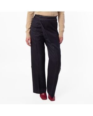 Burberry Zainab Smart Trousers, Brand Size 6 (Us - Black