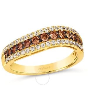 Le Vian Ladies Chocolate Diamonds Rings Set - Metallic
