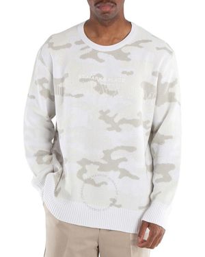 1017 ALYX 9SM Camouflage Graphic Crewneck Jumper - Grey