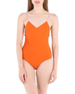 Rejina Pyo Ava One-piece Swim Suit - Orange