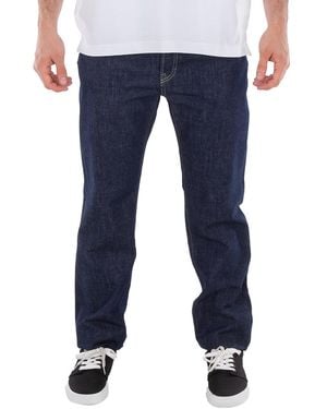 KENZO Logo-Patch Denim Trousers - Blue