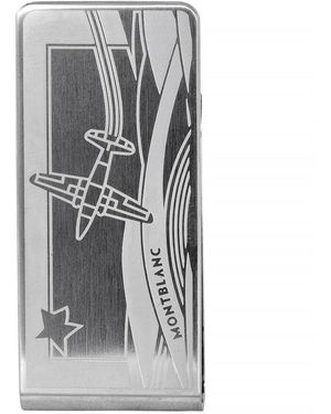 Montblanc Le Petit Prince Stainless Steel Money Clip - Grey