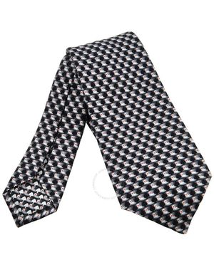 BVLGARI THE SEVEN FOLD TIE アンスラサイト（BVLGARI Logomania