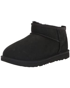 UGG Classic Ultra Mini Kids' Boots, Size Big Kid - Black
