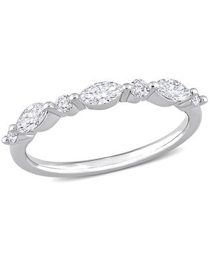Created Forever 3/5 Ct Tgw Lab Created Diamond Semi-Eternity Ring - Metallic
