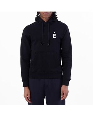 Etudes Studio Klein Logo Embroidered Hoodie - Black