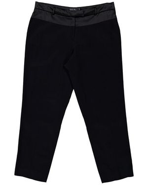 Ferragamo Cady Parte Opaca Tailored Pants - Black