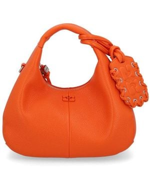 Ganni Hobo Bag - Orange