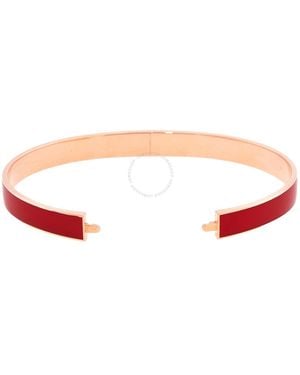 Qeelin 18K Rose Bangle Bracelet - Pink