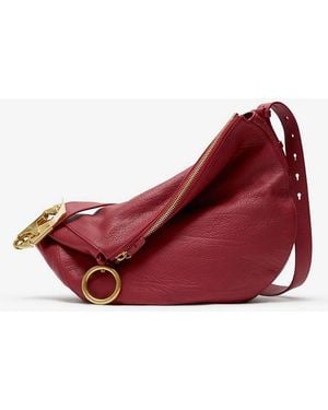 Burberry Ruby Medium Knight Bag - Red
