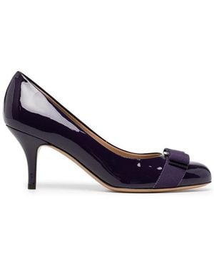 Ferragamo Ladies Heels, Us - Blue