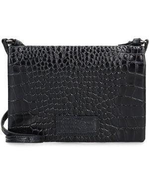 MM6 by Maison Margiela Shoulder Bag Made Of Leather - Black