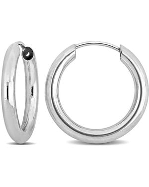 Amour 15Mm Hoop Earrings - Metallic