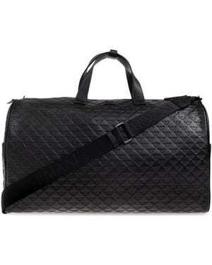 Emporio Armani Monogram Carry-On Bag - Black