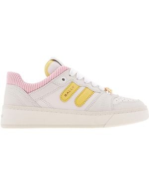 Bally Raise Royalty Leather Trainers - Multicolour