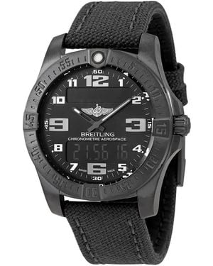 Breitling Aerospace Evo Alarm Chronograph Quartz Analog-digital Watch - Black