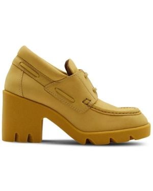 Burberry Nubuck Stride 65Mm Loafers, Brand Size 36 Us - Green