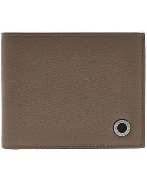 BVLGARI Bifold Wallet Calf Leather - Brown