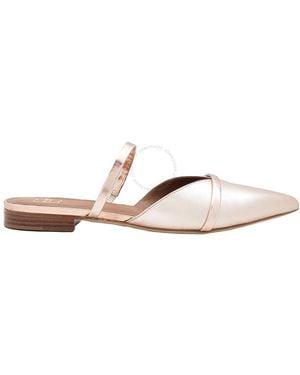 Malone Souliers Rose Gold Frankie Point-toe Flats - Natural