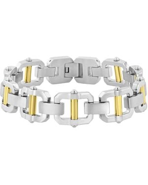 Robert Alton Stainless Steel With Finish Bracelet - Metallic