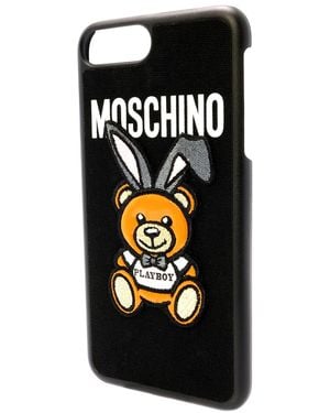 Moschino Playboy Teddy Iphone Case - Black