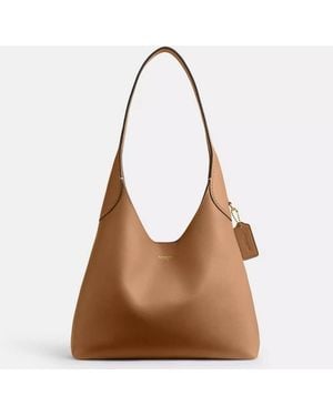 COACH Brooklyn Leather Shoulder Bag 28 - Brown