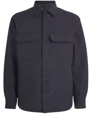 Emporio Armani Wool Shirt Jacket in Black for Men | Lyst Emporio Armani Wool Shirt Jacket in Black for Men | Lyst