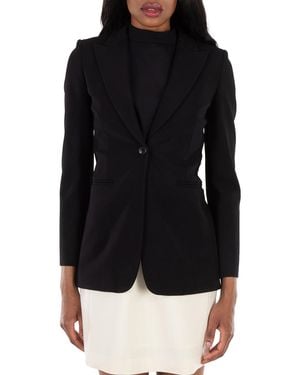 Max Mara Circeo Single-Breasted Jacket - Black
