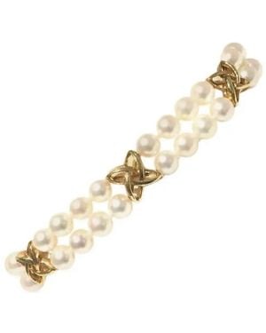 Mikimoto White South Sea Pearl Gold Bracelet - Metallic