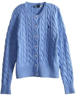 Polo Ralph Lauren Cable-Knit Cotton Sweater - Blue